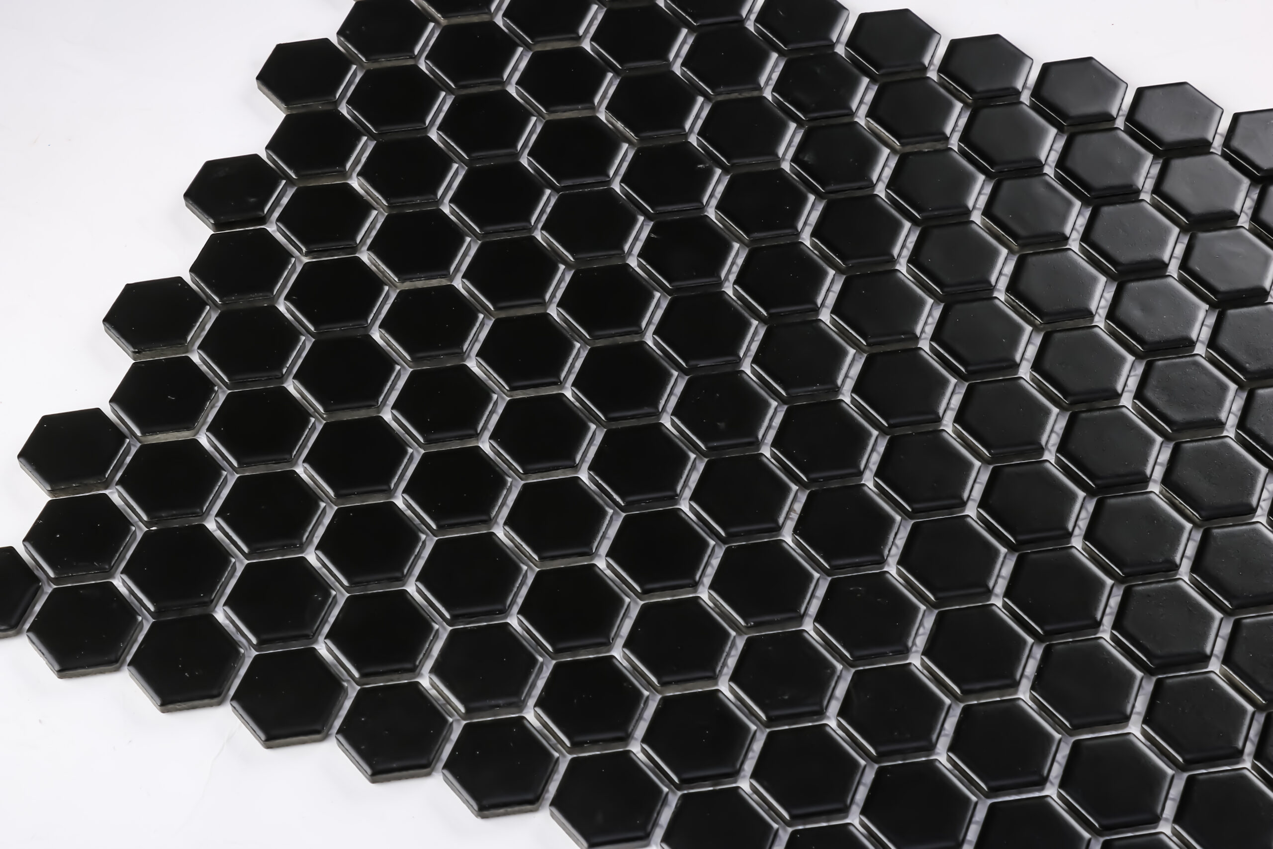 Black Small Hexagon Detail
