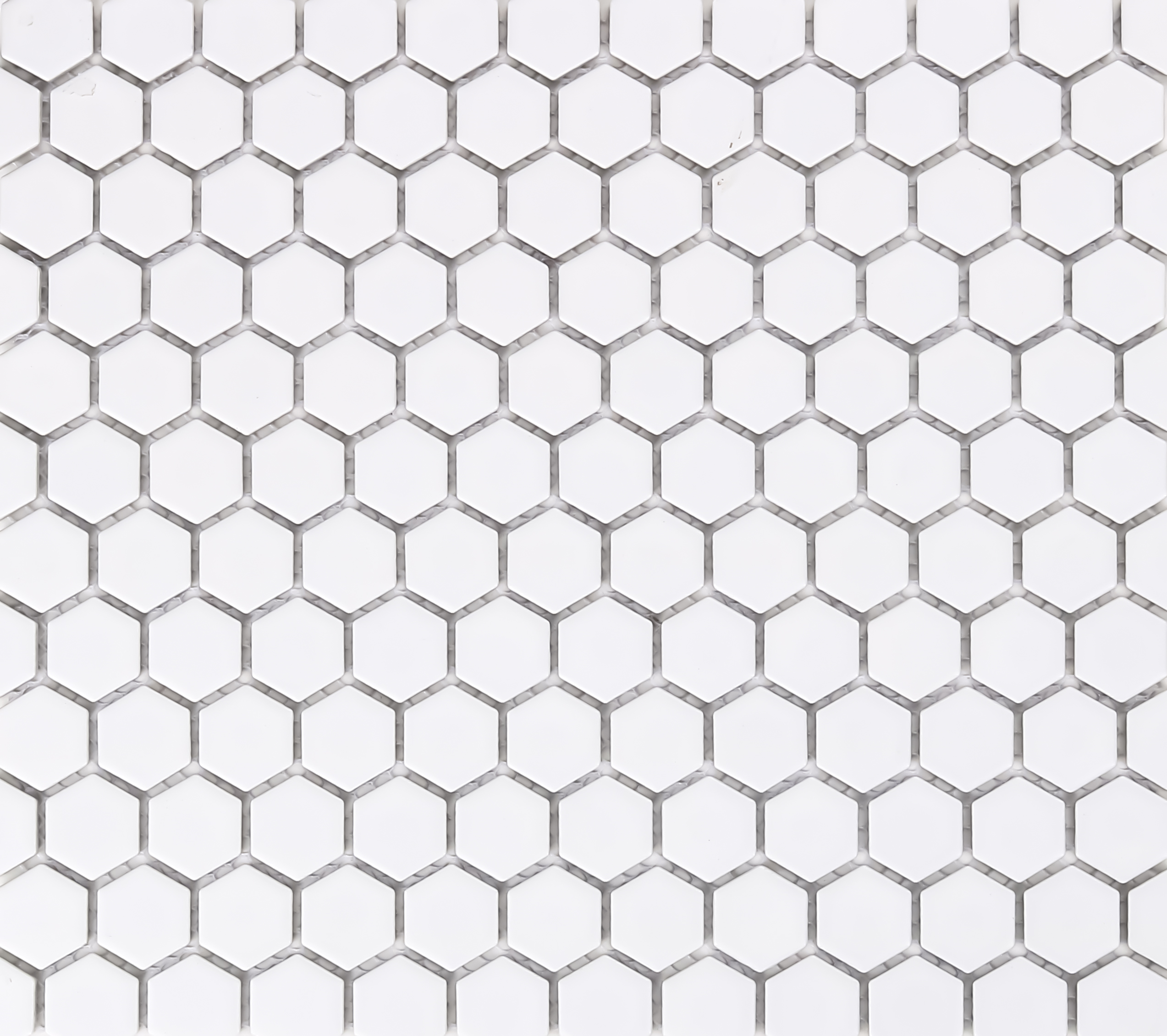 White Small Hexagon