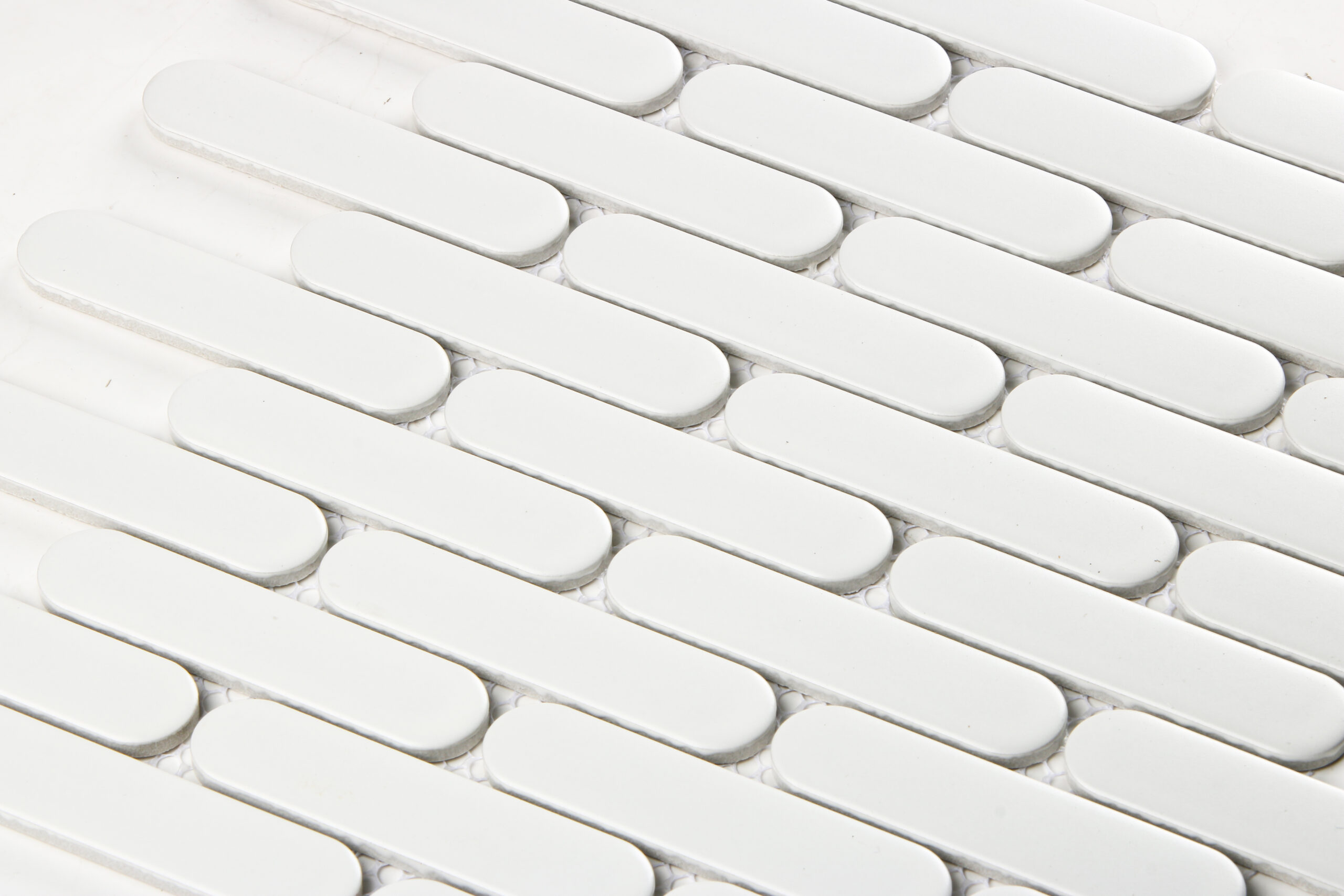 Bounty Oval White Matt Detail