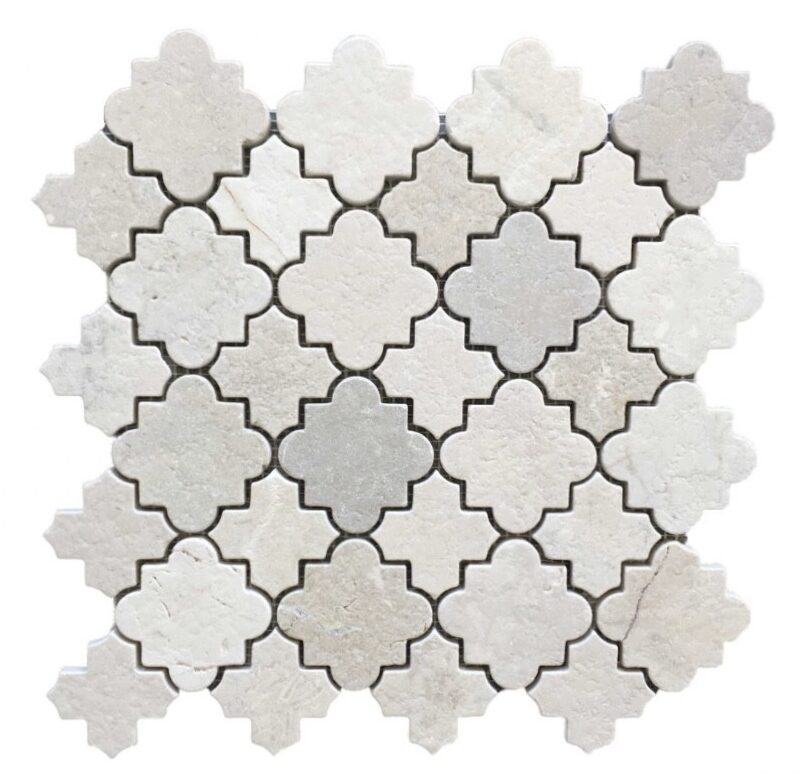Ciaro Crema Marfil Tumbled Mosaic