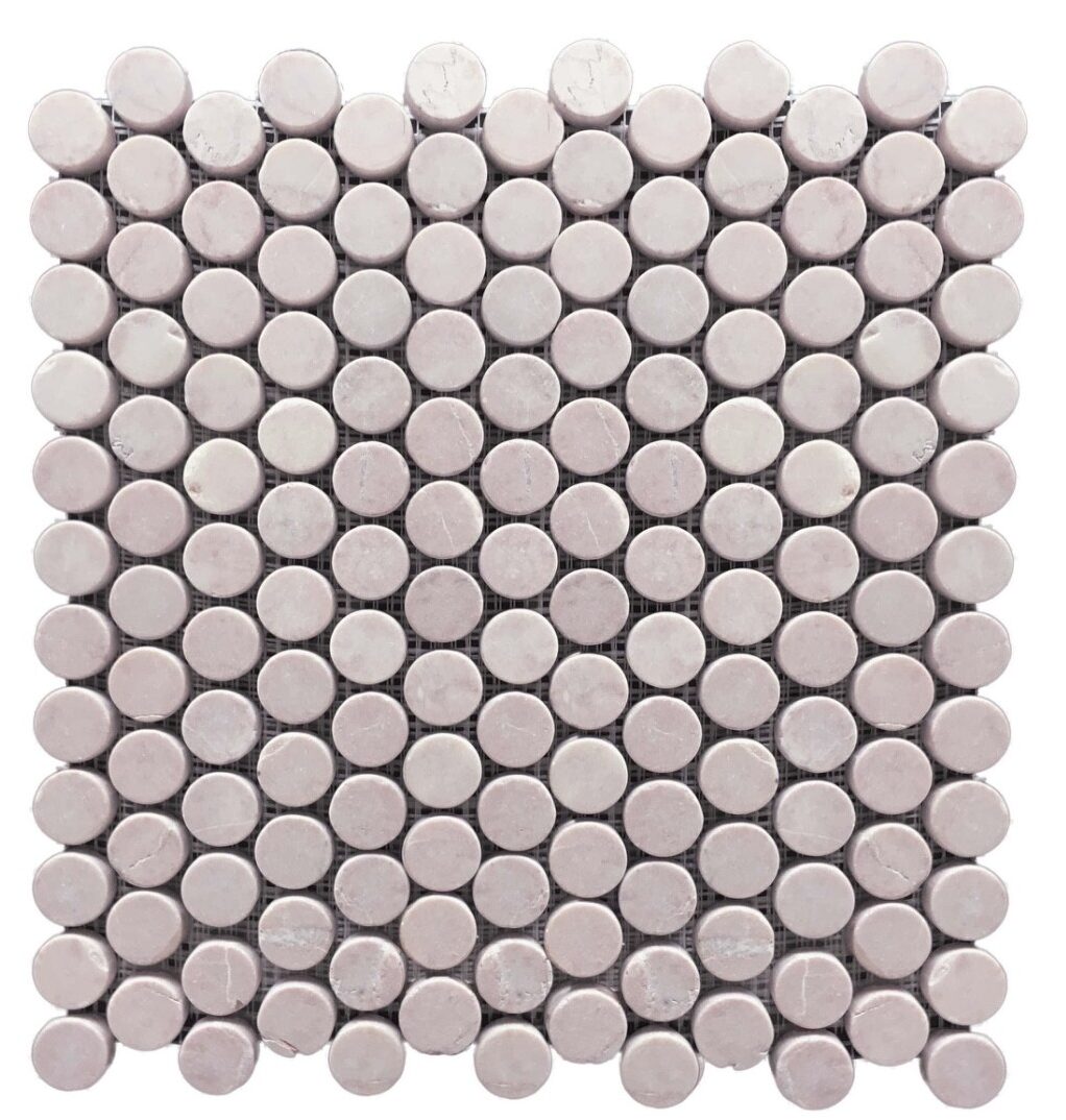 Rosso Crema Tumbled Penny Rounds